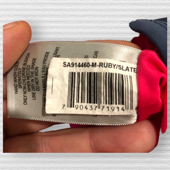 Free Country Ruched-Side UPF 50 Halter Tankini Top - Picture 4 of 8